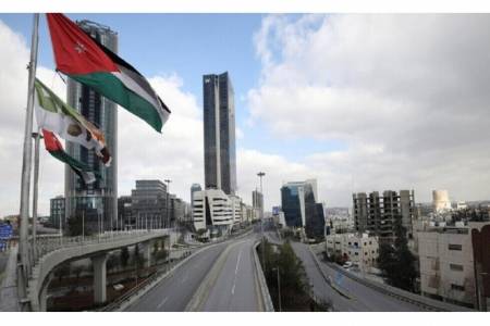 مليار دينار عجز المالية العامة للأردن في 2020