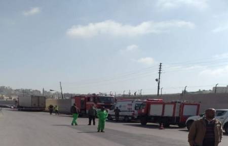 تحذير للسائقين عند دوار الجمرك.. صور