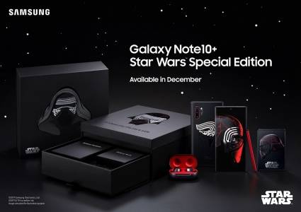 سامسونج تستعد لإطلاق نسخة جديدة من هاتفGalaxy Note10+  خاصة لعشاق أفلام حرب النجوم