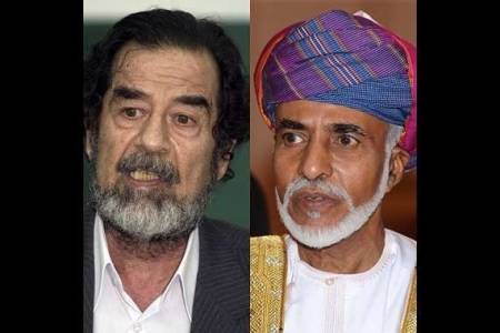 بالفيديو.. رغد صدام حسين تنشر فيديو نادرًا للسلطان قابوس مع والدها