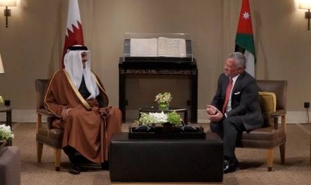 هذا ما قاله أمير قطر عن زيارته للأردن عبر تويتر.. شاهد