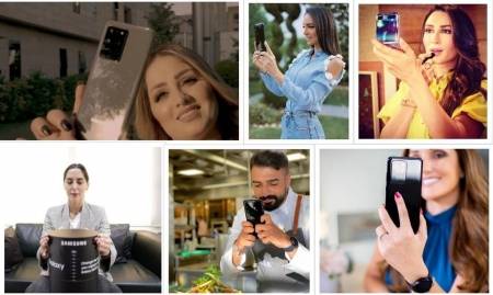 تعاون يجمع شركة سامسونج مع نخبة من أكثر الشخصيات العربية تأثيراً وتفاعلاً على مواقع التواصل الاجتماعي
