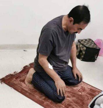 آخر صورة للراحل الباشا محمد الرقاد قبل وفاته