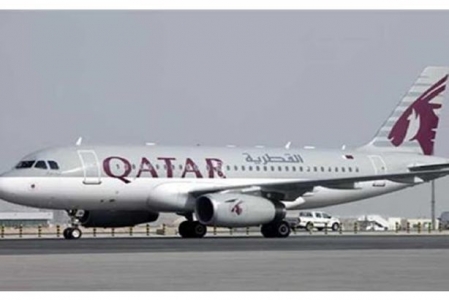 وفد قطري رسمي يصل القاهرة على متن طائرة خاصة