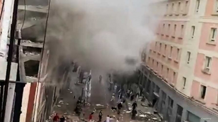 انفجار ضخم يهز العاصمة الإسبانية مدريد.. وفيديو يرصد الدمار