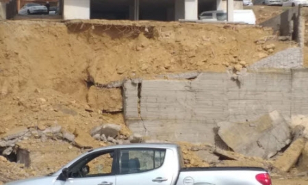 إخلاء عمارتين بجبل النصر بعمان بسبب انهيارات