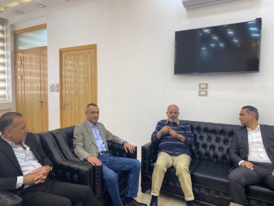 ممثلا الحكومة بإدارة شركة المنطقة الحرة الأردنية السورية يزوران مقرها في جابر السرحان