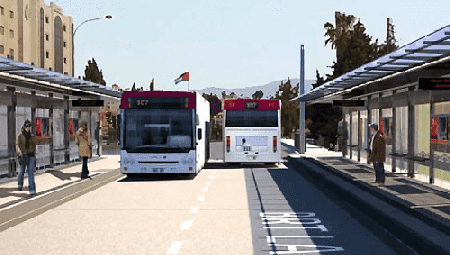 تشغيل المرحلة الأولى من الباص السريع في عمان اليوم