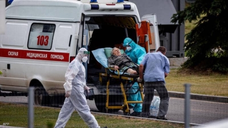 روسيا تسجل اصابات قياسية.. عودة الرعب من كورونا مجددا بعد تعثر حملات التلقيح
