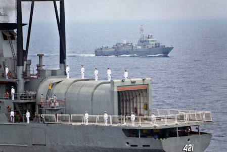 تسرب نفطي من سفينة حربية إسرائيلية بالبحر الأحمر