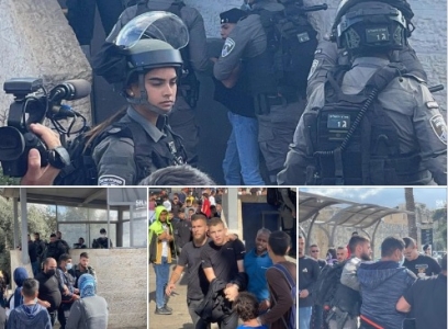 الشرطة الإسرائيلية تُصيب وتعتقل محتفلين بـ”المولد النبوي” بالقدس (صور)