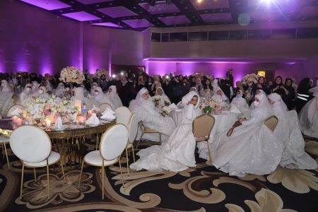 حفل زفاف جماعي لـ 260 شابا وفتاة في الأردن 283579_20_1647024385