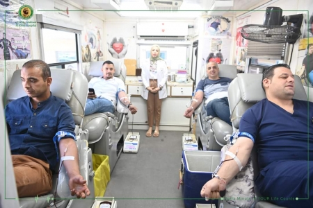 مستشفى الكندي ينفذ حملة للتبرع بالدم