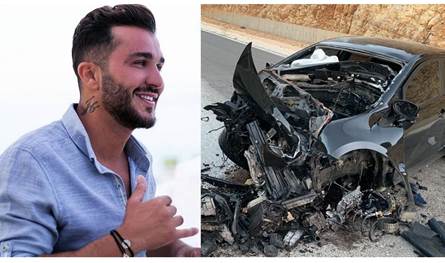 وفاة الفنان اللبناني جورح الراسي بحادث سير.. والصور مروعة