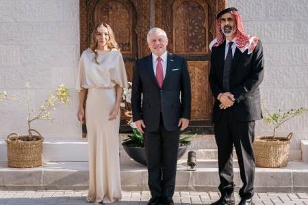 الملك يحضر عقد قران الأمير غازي بن محمد