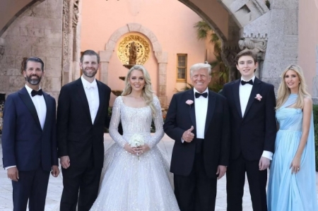 الصور  الأولى من حفل زفاف ابنة «ترامب» على شاب عربي شاهد