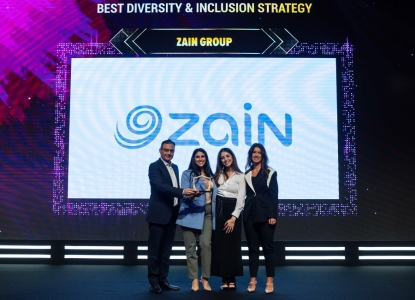 زين تفوز بجائزة أفضل استراتيجية في التنوع والاشتمال على مستوى الشرق الأوسط