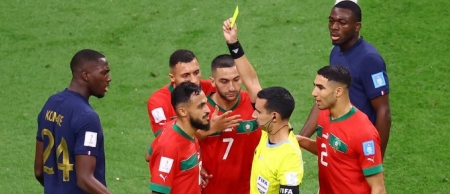 رسمياً.. المنتخب المغربي يحتج على ظلم حكم مباراة فرنسا