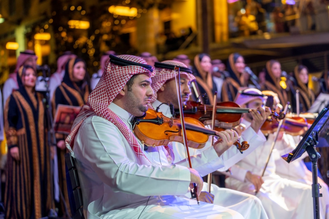 الأوركسترا والكورال الوطني السعودي تطرب جمهور مهرجان جرش.. (صور)