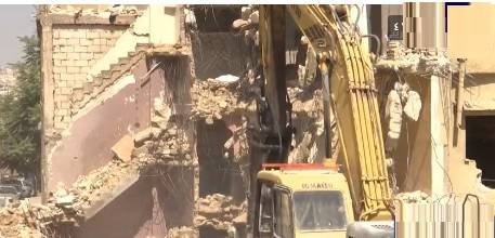 أمانة عمان تبدأ بهدم 29 مبنى سكني في جبل الجوفة.. شاهد