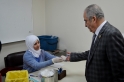 رئيس جامعة عمان الأهلية يفتتح حملة للتبرع بالدم لأهالي قطاع غزة