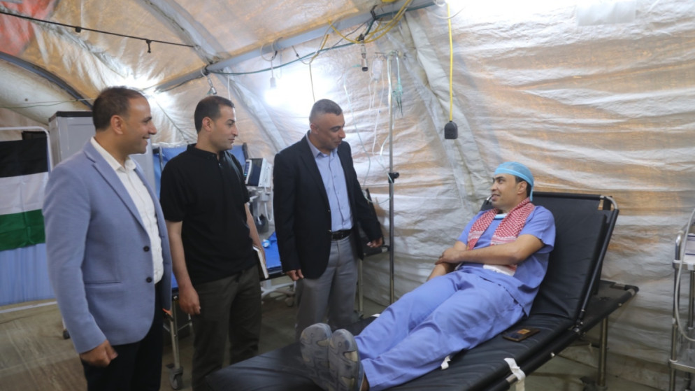 المستشفى الميداني الأردني جنوب غزة6 يستقبل أكثر من 9951 مراجعا منذ 21 نيسان