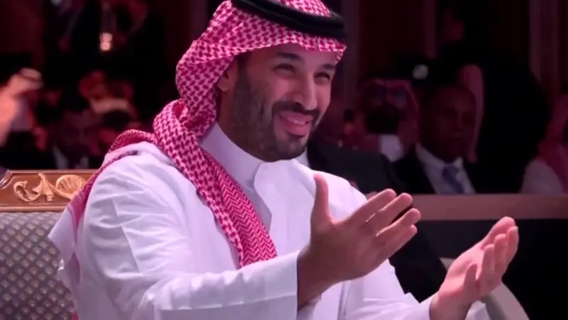فيديو لردة فعل الأمير محمد بن سلمان على إعلان ترامب رفع العقوبات عن سوريا
