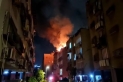 حرائق في مبان وسط إسرائيل جراء موجة صاروخية إيرانية جديدة صباح السبت (فيديو)