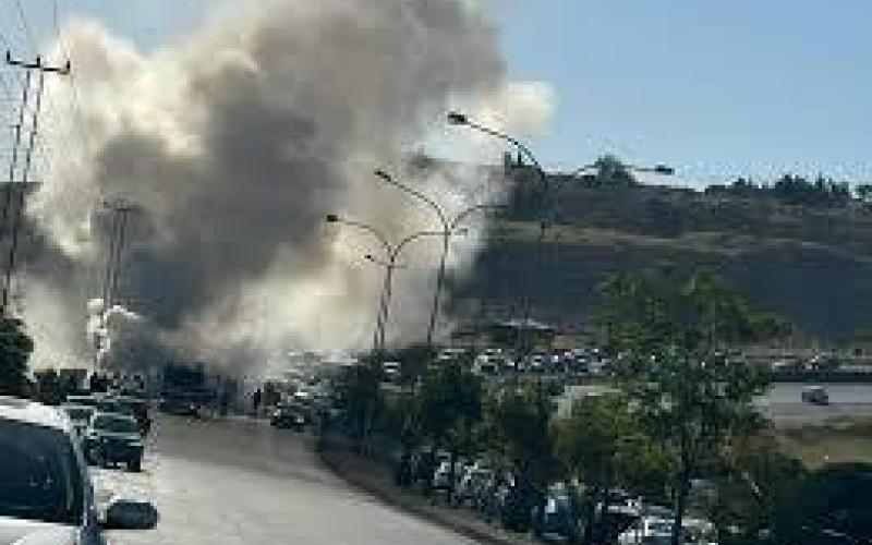 اصابات في حوادث مختلفة.. وحريق مركبة يتسبب في أزمة سير بشارع الصناعة