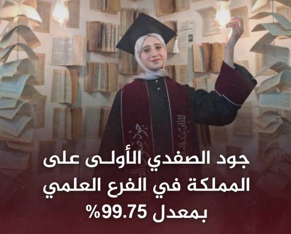 اسماء اوائل المملكة في التوجيهي
