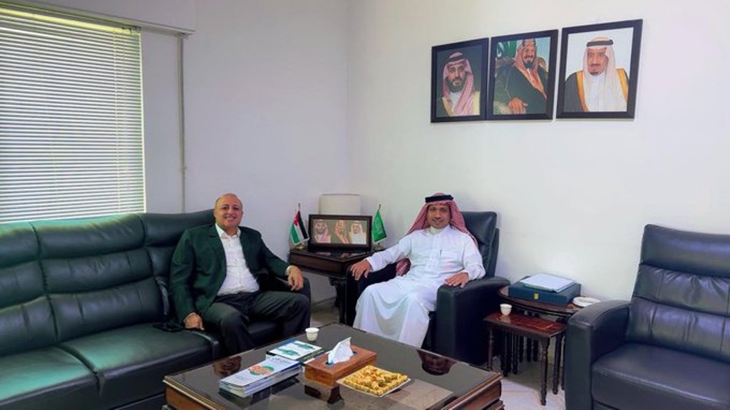 د. ماهر الحوراني  يزور الملحقية الثقافية السعودية في الأردن