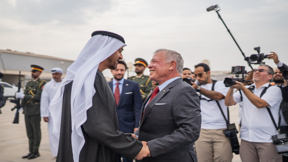 الملك ورئيس الإمارات يرفضان المواقف الإسرائيلية التي تهدد سيادة دول الإقليم