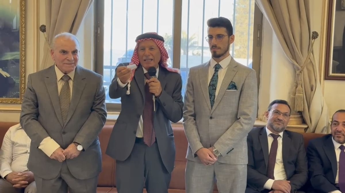 جاهة حسن نجل الصحفي محمد غنام وآل مالك من مصر.. العرموطي طلب وثامر الفايز اعطى