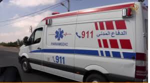 10 إصابات بانقلاب حافلة طلاب صغيرة في الياسمين