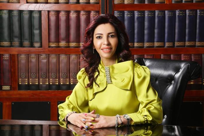 الزميلة رانيا تادرس مديرة لاكاديمية الرأي للتدريب