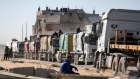 دخول 986 شاحنة مساعدات فقط إلى قطاع غزة منذ بدء سريان الاتفاق