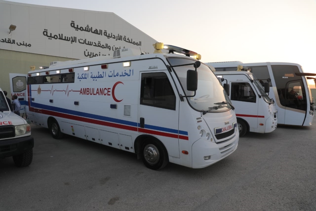 القوات المسلحة تجلي الدفعة 14 من أطفال غزة المرضى للعلاج في الأردن