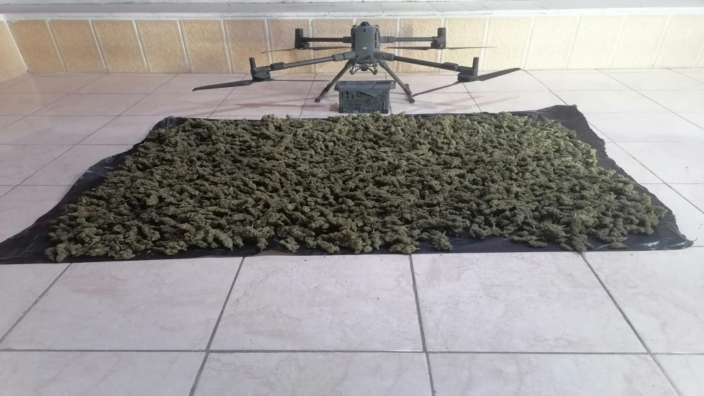 المنطقة العسكرية الجنوبية تحبط محاولة تهريب مواد مخدّرة بوساطة طائرة مسيّرة