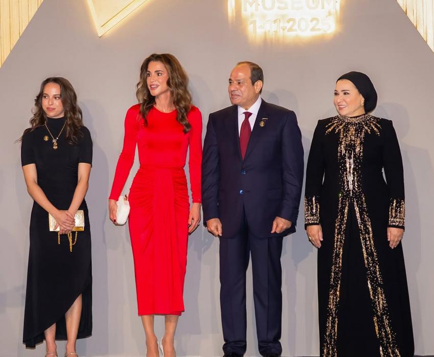 الملكة عن افتتاح المتحف المصري: حفل رائع جسد حاضر مصر وتاريخها العريق