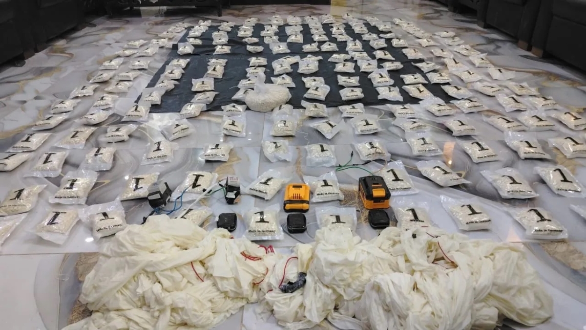 الجيش يفشل محاولتي تهريب كميات كبيرة من المواد المخدرة بوسطة بالونات