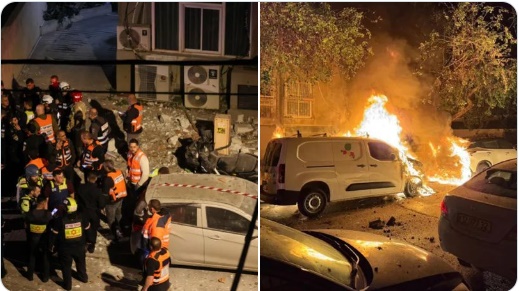 إسرائيل تحصي خسائرها في ليلة الصواريخ الانشطارية.. صور