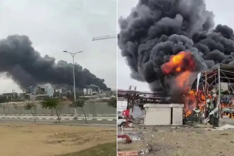 إخلاء المنطقة من السكان.. إسرائيل تعلن تسرب مواد خطرة جراء استهداف مصنع كيماويات بصاروخ إيراني