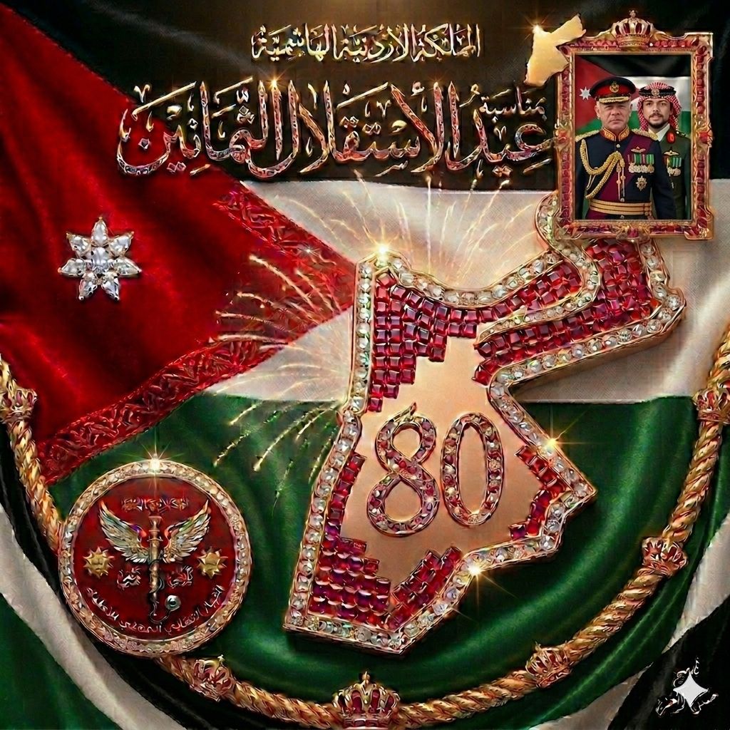 بيان صادر عن التيار النقابي المهني للأطباء بمناسبة عيد الاستقلال الثمانين للمملكة الأردنية الهاشمية