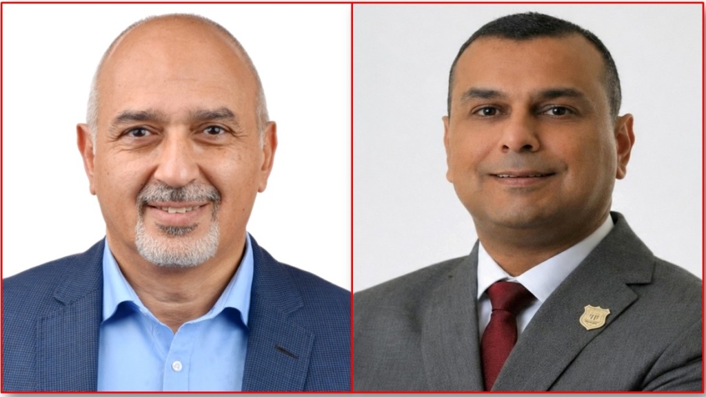 أ.د. أحمد حمدان قائما بأعمال رئيس جامعة عمان الأهلية وأ.د. بشار الطراونة نائباً