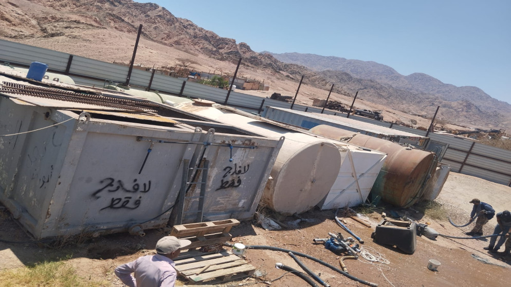 حملة أمنية كبيرة تطيح بـأكبر سارق للمياه في العقبة