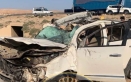 وفاة 4 أشخاص إثر تدهور مركبة على الطريق الصحراوي في معان