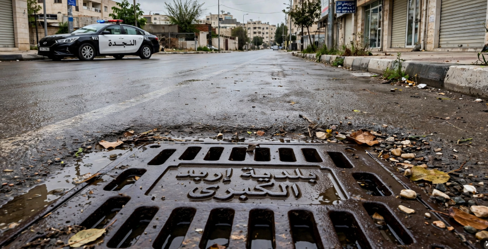 مصدر أمني يوضح حقيقة سقوط 3 اشخاص بمجاري تصريف الأمطار في إربد