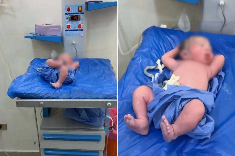 رضيع مصري يخطف الأنظار بوضعية الجلسة الملكية ويحصد الاعجاب.. شاهد